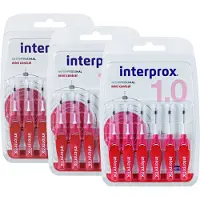 Interprox Premium Mini Conical - 2 tot 4 mm - 3 x 6 stuks - Voordeelpakket