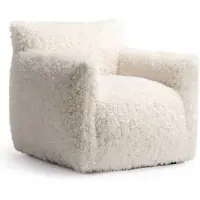 Decotique Le Petite Fauteuil - Fauteuils Bouclé Arctic White - 11102575