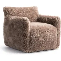 Decotique Le Petite Fauteuil - Fauteuils Bouclé Soft Taupe - 11102576