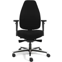Sit And Move Therapod X Standaard - Zwart Wolvilt - Bureaustoel