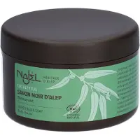 Najel Aleppo zeep scrub zwart eucalyptus 180 gram