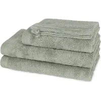 Casilin Handdoeken Set - Como - 2 douchelakens (70x140cm) + 1 handdoek (50 x 100cm) + 2 washandjes - Olive Green