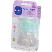 Mam Perfect Night Fopspeen Silicone Unisex 16m+ 2 St Fopspeen