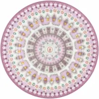 Pip studio Gebaksbord Lily & Lotus Moon Delight Multi 17 cm (Set van 6)