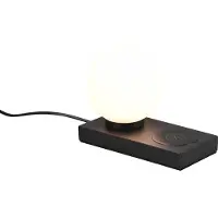 TRIO REALITY Tafellamp Chloe 1x E14 40W Zwart