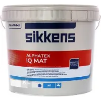 Sikkens Alphatex IQ Mat | Matte Gevelverf 10 LTR - Donkere kleur|1