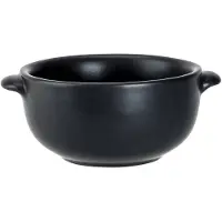 Cosy & Trendy kleine tapas/amuse soepkommetje - zwart -10 cm - Kommetjes