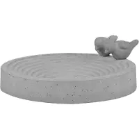 Esschert Design Vogeldrinkschaal Vogelbadje - Beton - Vogelbad en Waterbad - - Grijs - FB297