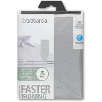 Brabantia Overtrek C 124x45 Metallic Zilver zilver Katoen