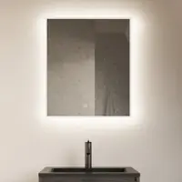 Gliss Design Spiegel style framework 11 mm led verlichting met spiegelverwarming 60 cm