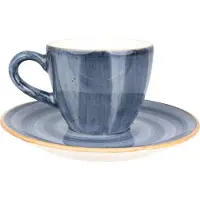Bonna Espresso kopjes & schotel aura dusk porselein set van 6