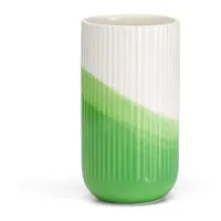 Vitra Herringbone Vessels Vaas Ribbed Green