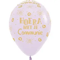 Sempertex 25 x COMMUNIE PAARS PASTEL MAT 30CM /
