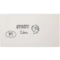 Smit Visual Whiteboard zonder rand - 98 x 198 cm