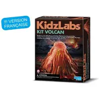 Dam Knutselen - Giet En Verf - Vulkaan - Wetenschap en Spel - Bouwpakket Geologie - KidzLabs - 8+