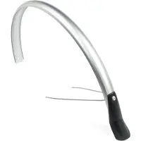 Eurofender Achterspatbord - 28 inch - 51 mm breed - Zilver - Bescherming tegen water en modder