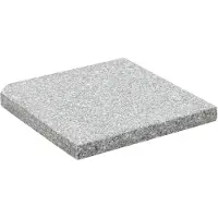 The Living Store - Parasolgewichtplaat - Graniet - 47x47x4.5 cm - 25 kg