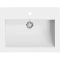 The Living Store : Wastafel van graniet, 600x450x120 mm, wit