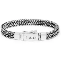 Silk Jewellery - Zilveren Armband - Eighty eight - 772.21 - Maat 21,0