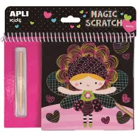 APLI Kids APLI - Fee Kras Kleuren Boek (8 vel)