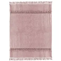 Unique living plaid saba 130x180cm old pink