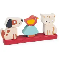 Mentari Stapelaar - Huisdieren - 21X4X9,5Cm - Hout - 1 Jaar
