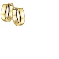 The Jewelry Collection Geelgouden Klapoorringen vlak 4 4017086