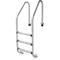 W'eau RVS zwembadtrap 3 treden - AISI 316