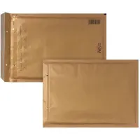 Diversen Bong AirPro luchtkussenenvelop bruin 180 x 265 mm - zelfklevend (100 stuks)