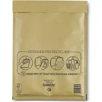OKI luchtkussenenveloppen, goud, G/4, 240 x 330 mm, doos van 50 stuks
