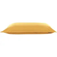 Beliani FUZZY - Extra grote zitzak-Geel-Nylon