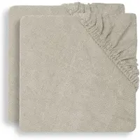 Jollein Aankleedkussenhoes Badstof Nougat 2-pack