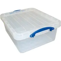 Really Useful Boxes Really Useful Box opbergdoos 23,5 l, nestbaar, transparant