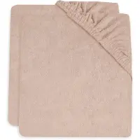 Jollein - Aankleedkussenhoes Badstof 50x70cm - Zachte Hoes Baby Aankleedkussen - Wild Rose - 2 Stuks