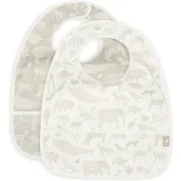Jollein Slab Waterproof Animals Olive Green (2pack)
