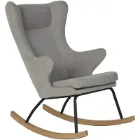 Quax Schommelstoel Rocking Chair De Luxe Sand Grey