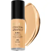 Milani Teint Foundation Conceal & Perfect 2-in-1 Foundation & Concealer Nr.02 Natural 30 ml