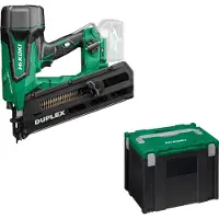 HiKOKI NR3675DDW6Z Accu Duplexspijkerapparaat - 36V - BL - 75 Nagels - MV - In HSC IV
