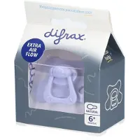 Difrax Fopspeen Special Edition Natural Lilac Amethyst 6m+ 1 St Fopspeen