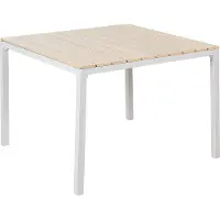 Beliani PRATO - Tuintafelset-Beige-Kunsthout