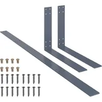 vidaXL Rugleuning voor palletbank 110 cm ijzer lichtgrijs