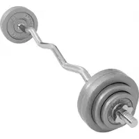 Gorilla Sports EZ-curlset 35 kg Gietijzer - 30 mm