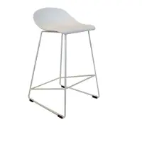 Livin24 Scandinavische Barkruk Ellen wit 66cm