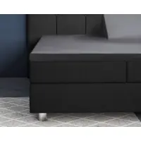 Primaviera Deluxe Splittopper Hoeslaken Satin Anthracite Satijn-160 x 200 cm