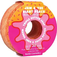 Bomb Cosmetics Jam & the Giant Peach Donut Body Buffer (scrubspons)