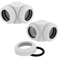 Corsair XF Hardline 90 Hoekige 14mm Witte Fitting - Twin Pack (CX-9052020-WW)