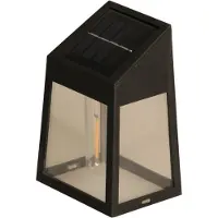 Luxform Solar Wandlamp Vigo Zwart 6,7 X 9 X 13,4 Cm
