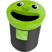 V-Part Mixed Recycling Smiley Face Bin 52 liter