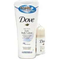 Dove Nutri E Body Milk 24H Nutri-Serum 400ml + Silk Dry Deo - Voordeelverpakking