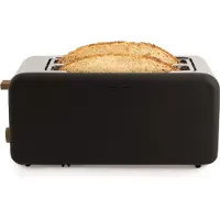 Create - Broodrooster voor breed brood - Voor Brede Plakken - 6 Roosterniveaus - 1500W - Zwart - TOAST RETRO XL